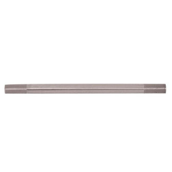 Steel Pipe; 1/8 IP; Raw Steel Finish; 10'' Length; 3/4'' x 3/4'' Threaded On Both Ends (27|90/2510)