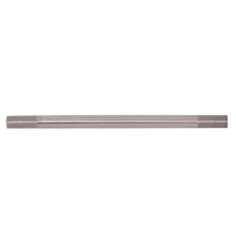 Steel Pipe; 1/8 IP; Raw Steel Finish; 12'' Length; 3/4'' x 3/4'' Threaded On Both Ends (27|90/2511)