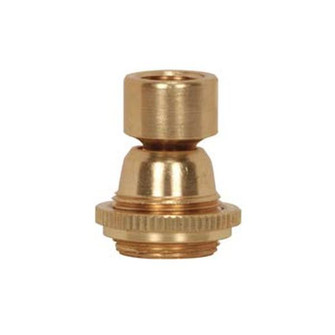 Solid Brass Large Hang Straight Swivel; 1/4 F Top, 1/8 F Bottom; 1-1/16'' Ring Nut To Seat; (27|90/2593)