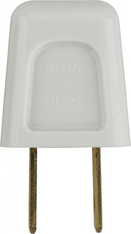 Quick Connect Plug; Polarized; 18/2 SPT-2; 6A-125V; White Finish (27|90/2607)