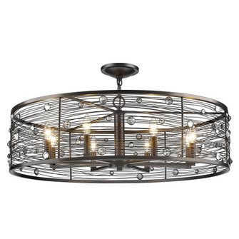 8 Light Chandelier (36|1998-8SF EBB)