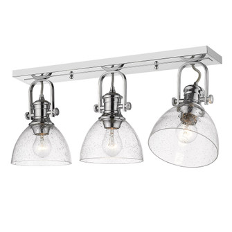 Yep by Golden Lighting Hines 3-light Semi-Flush Mount in Chrome (36|3118-3SF CH-SD)