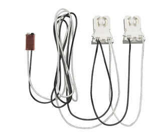 2-Light ballast bypass wiring harness for linear LED T8 lamps (27|80/2627)
