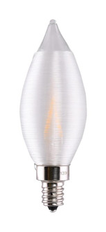 4 Watt CA11 LED Filament; Satin Spun Clear; Candelabra base; 2700K; 120 Volt (27|S11302)