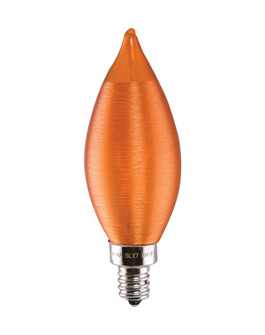 4 Watt CA11 LED Filament; Satin Spun Amber; Candelabra base; 2100K; 120 Volt (27|S11303)