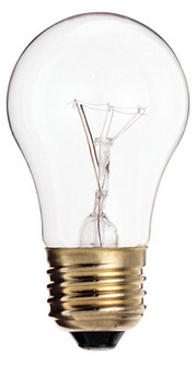 40 Watt A15 Incandescent; Clear; Appliance Lamp; 2500 Average rated hours; 300/225 Lumens; Medium (27|S2840)