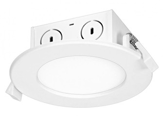 8.5 watt LED Direct Wire Downlight; Edge-lit; 4 inch; 2700K; 120 volt; Dimmable (27|S39055)