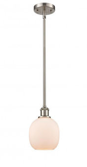 Belfast - 1 Light - 6 inch - Brushed Satin Nickel - Mini Pendant (3442|516-1S-SN-G101-LED)