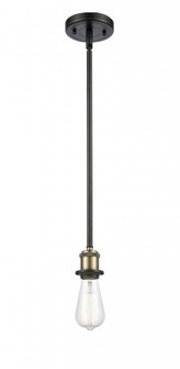 Bare Bulb - 1 Light - 5 inch - Black Antique Brass - Mini Pendant (3442|516-1S-BAB)
