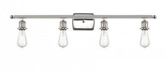 Bare Bulb - 4 Light - 36 inch - Polished Nickel - Bath Vanity Light (3442|516-4W-PN-LED)