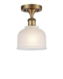 Dayton - 1 Light - 6 inch - Brushed Brass - Semi-Flush Mount (3442|516-1C-BB-G411-LED)