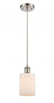 Hadley - 1 Light - 5 inch - Brushed Satin Nickel - Cord hung - Mini Pendant (3442|516-1P-SN-G341-LED)