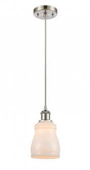 Ellery - 1 Light - 5 inch - Brushed Satin Nickel - Cord hung - Mini Pendant (3442|516-1P-SN-G391-LED)