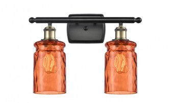 Candor 2 Light Bath Vanity Light (3442|516-2W-BAB-G352-TUR-LED)