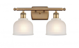Dayton - 2 Light - 16 inch - Brushed Brass - Bath Vanity Light (3442|516-2W-BB-G411-LED)