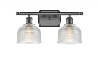 Dayton - 2 Light - 16 inch - Oil Rubbed Bronze - Bath Vanity Light (3442|516-2W-OB-G412)