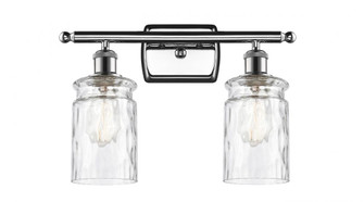 Candor - 2 Light - 15 inch - Polished Chrome - Bath Vanity Light (3442|516-2W-PC-G352-LED)