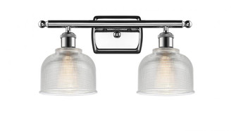 Dayton - 2 Light - 16 inch - Polished Chrome - Bath Vanity Light (3442|516-2W-PC-G412)