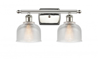Dayton - 2 Light - 16 inch - Polished Nickel - Bath Vanity Light (3442|516-2W-PN-G412)