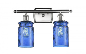 Candor 2 Light Bath Vanity Light (3442|516-2W-SN-G352-BL-LED)