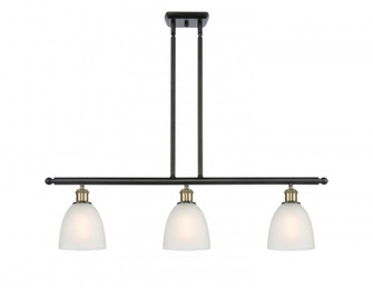 Castile - 3 Light - 36 inch - Black Antique Brass - Stem hung - Island Light (3442|516-3I-BAB-G381)