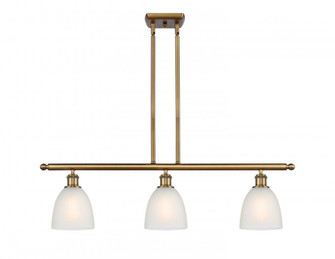Castile - 3 Light - 36 inch - Brushed Brass - Stem hung - Island Light (3442|516-3I-BB-G381)