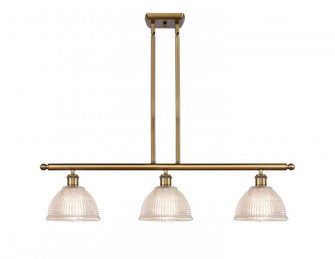 Arietta - 3 Light - 36 inch - Brushed Brass - Stem hung - Island Light (3442|516-3I-BB-G422-LED)
