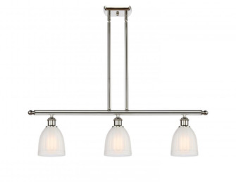 Brookfield - 3 Light - 36 inch - Polished Nickel - Stem hung - Island Light (3442|516-3I-PN-G441-LED)
