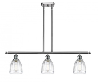 Brookfield - 3 Light - 36 inch - Brushed Satin Nickel - Stem hung - Island Light (3442|516-3I-SN-G442-LED)