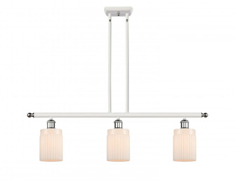 Hadley - 3 Light - 36 inch - White Polished Chrome - Stem hung - Island Light (3442|516-3I-WPC-G341-LED)