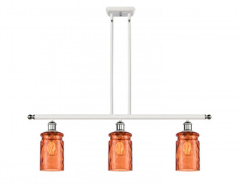 Candor 3 Light Island Light (3442|516-3I-WPC-G352-TUR-LED)