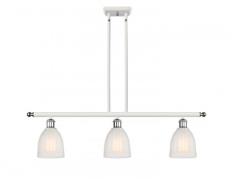 Brookfield - 3 Light - 36 inch - White Polished Chrome - Stem hung - Island Light (3442|516-3I-WPC-G441-LED)