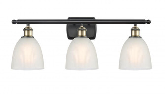 Castile - 3 Light - 26 inch - Black Antique Brass - Bath Vanity Light (3442|516-3W-BAB-G381)