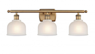 Dayton - 3 Light - 26 inch - Brushed Brass - Bath Vanity Light (3442|516-3W-BB-G411-LED)