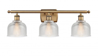 Dayton - 3 Light - 26 inch - Brushed Brass - Bath Vanity Light (3442|516-3W-BB-G412-LED)