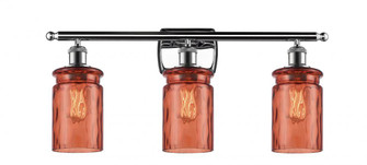 Candor 3 Light Bath Vanity Light (3442|516-3W-PC-G352-COR-LED)