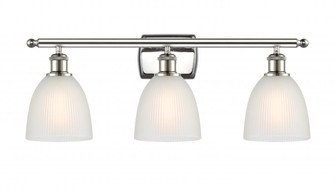 Castile - 3 Light - 26 inch - Polished Nickel - Bath Vanity Light (3442|516-3W-PN-G381)