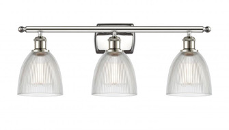 Castile - 3 Light - 26 inch - Polished Nickel - Bath Vanity Light (3442|516-3W-PN-G382-LED)