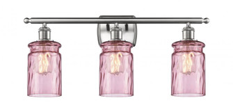 Candor 3 Light Bath Vanity Light (3442|516-3W-SN-G352-LIL-LED)