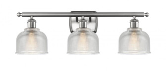 Dayton - 3 Light - 26 inch - Brushed Satin Nickel - Bath Vanity Light (3442|516-3W-SN-G412-LED)