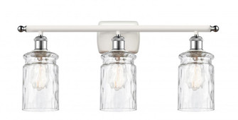 Candor - 3 Light - 25 inch - White Polished Chrome - Bath Vanity Light (3442|516-3W-WPC-G352)