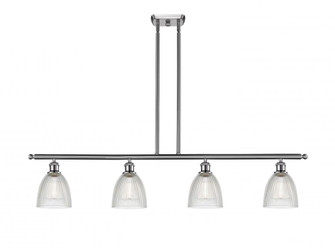 Castile - 4 Light - 48 inch - Brushed Satin Nickel - Stem hung - Island Light (3442|516-4I-SN-G382)
