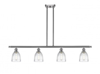 Brookfield - 4 Light - 48 inch - Brushed Satin Nickel - Stem hung - Island Light (3442|516-4I-SN-G442-LED)