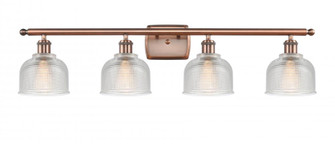 Dayton - 4 Light - 36 inch - Antique Copper - Bath Vanity Light (3442|516-4W-AC-G412)