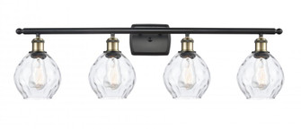 Waverly - 4 Light - 36 inch - Black Antique Brass - Bath Vanity Light (3442|516-4W-BAB-G362-LED)