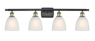 Castile - 4 Light - 36 inch - Black Antique Brass - Bath Vanity Light (3442|516-4W-BAB-G381)
