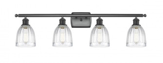 Brookfield - 4 Light - 36 inch - Matte Black - Bath Vanity Light (3442|516-4W-BK-G442-LED)