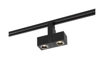 LED; 24 Watt Track Head; Dual Square; Black; 24 deg. Beam Angle (81|TH484)