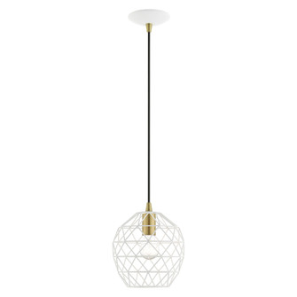 1 Lt White Pendant (108|41326-03)