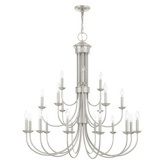 21 Lt Brushed Nickel Chandelier (108|42688-91)